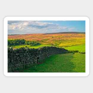 Yorkshire Moors Landscape Sticker